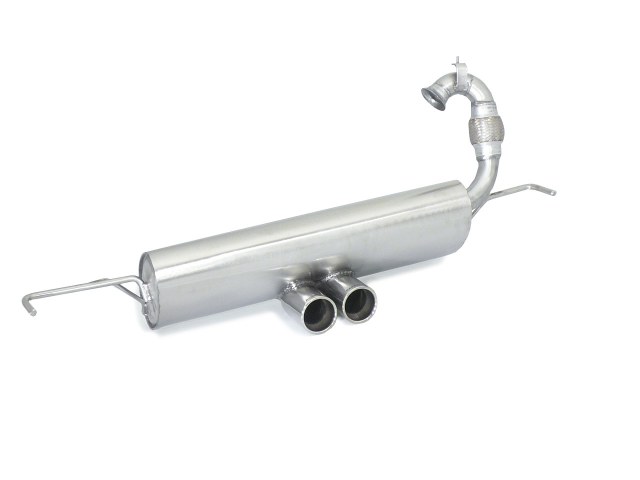 Ragazzon rear silencer with central round tail pipe   SMART Fortwo 0.9 (66kW)