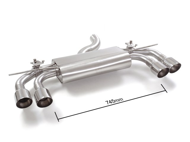 Ragazzon rear silencer  VOLKSWAGEN Golf VII 2.0TSI (221/228kW)