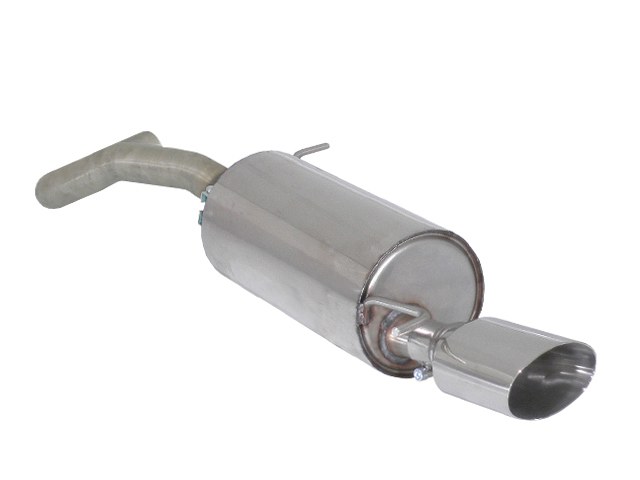 Ragazzon rear silencer with oval Sport Line tail pipe VOLKSWAGEN Polo 1.4TSI (132kW)