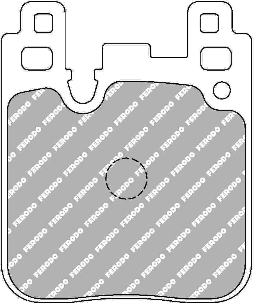 Ferodo DS2500 fékbetét szett hátsó BMW M2/ M3/ M4 135i 140i FCP4663H