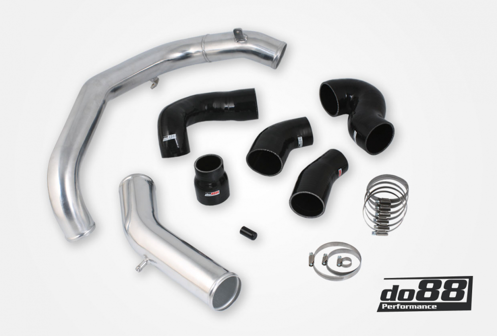 do88 Intercooler Hose Kit with Pressure Pipe VOLVO S60 V70 XC70 2003-2007 - Black