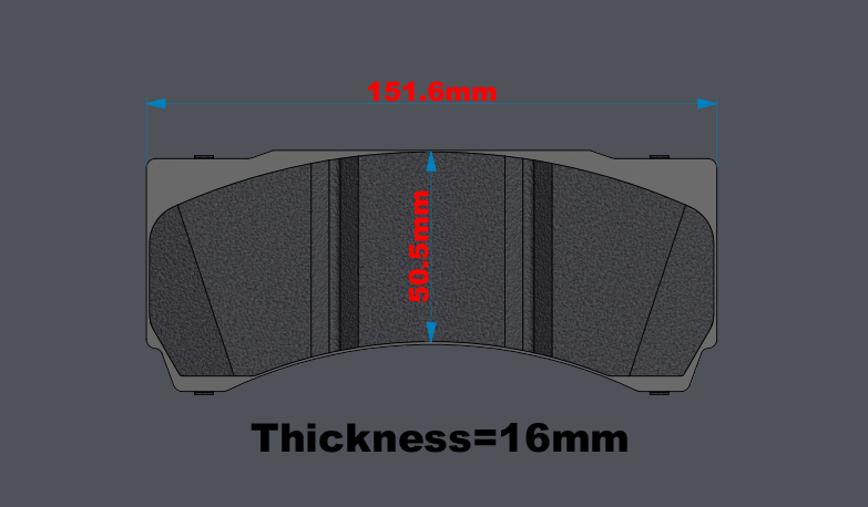 D2 356 mm fix tárcsás ÜREGES 6-dugattyús első fékszett