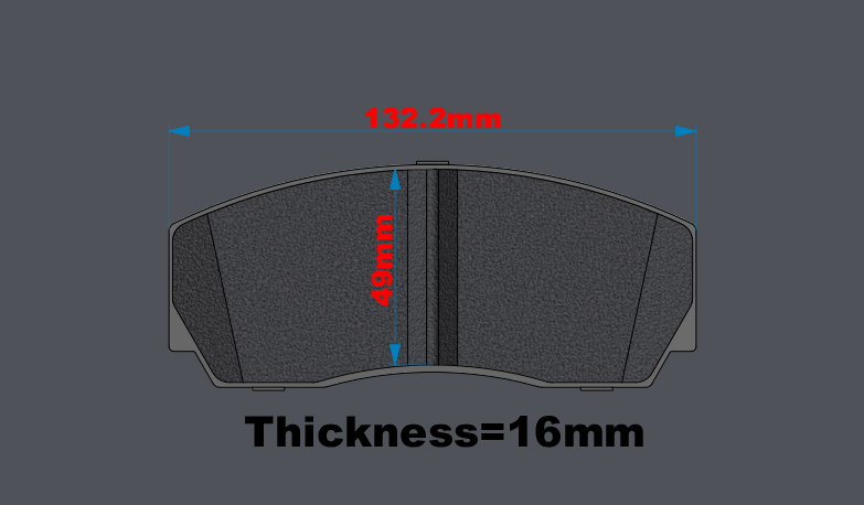 D2 Racing 286x26mm fix tárcsás, ÜREGES utcai 4-dugattyús első fék szett