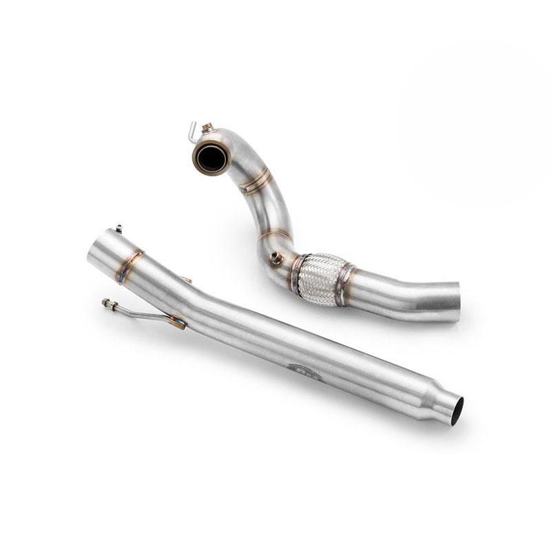 RM Motors 76mm Sport Exhaust Downpipe VOLKSWAGEN Golf VI 2.0 TDI 2007-2014