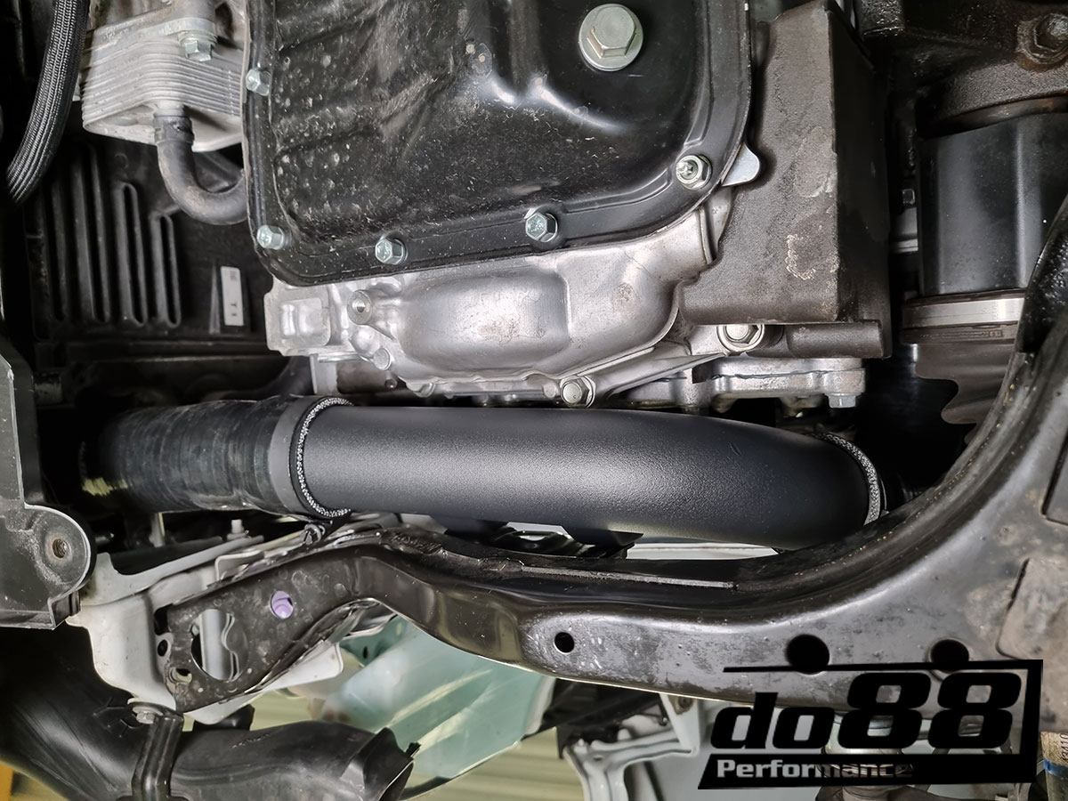 do88 TOYOTA YARIS GR PRESSURE PIPES FOR DO88 IC, BLACK HOSES