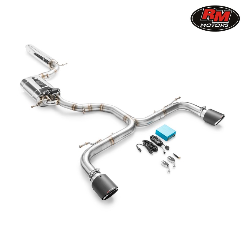 RM Motors Catback - Middle And End Silencer Volkswagen Golf 7 VII GTI