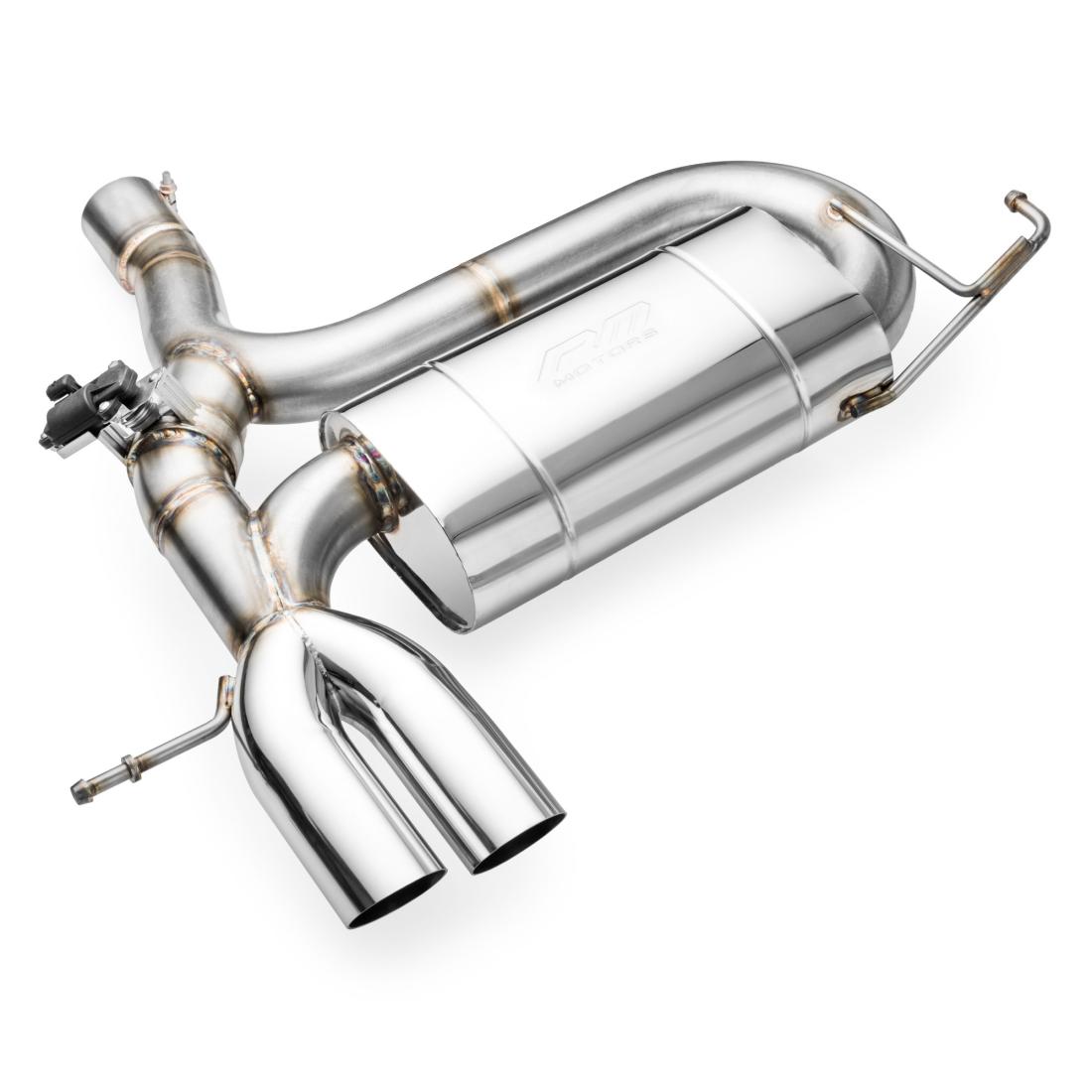 RM Motors catback - middle and end silencer AUDI TT 8N 1.8T