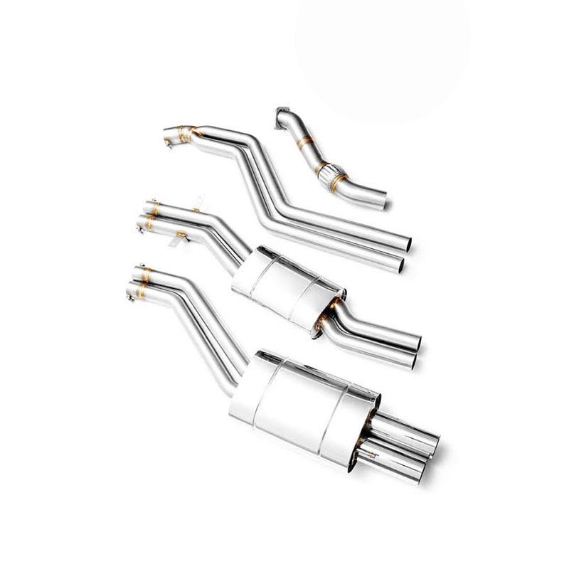 RM Motors complete exhaust system BMW E46 330d 330xd M47, M47N