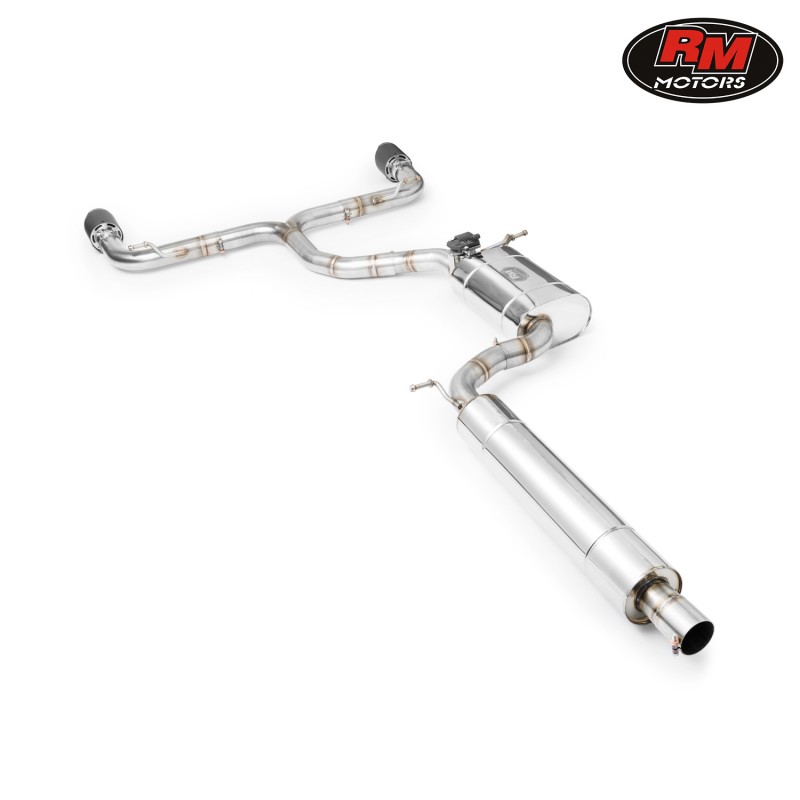 RM Motors catback - middle and end silencer Volkswagen Golf 7 VII GTI