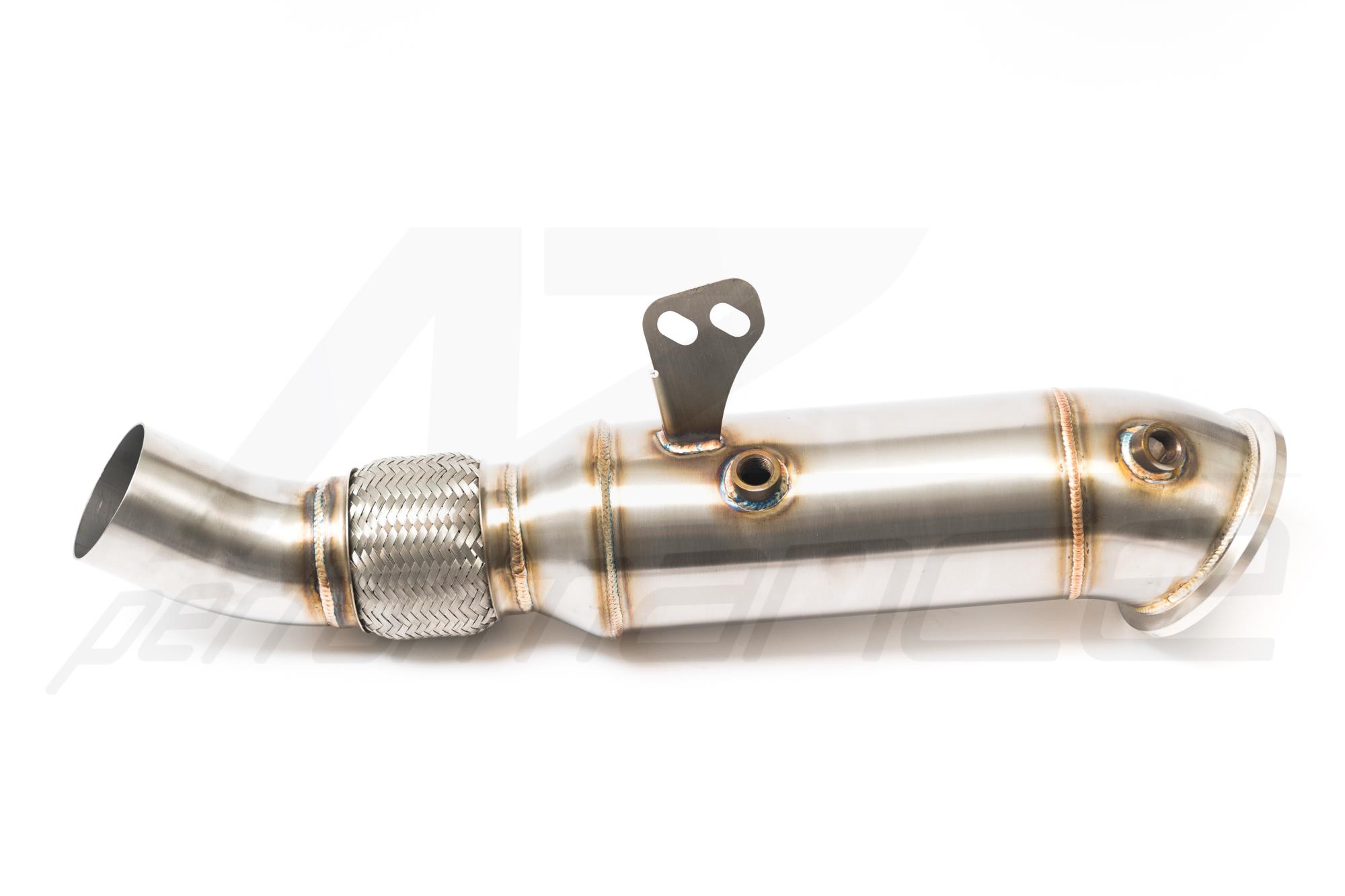 A-Zperformance 4.5˝¨Sport Exhaust Catless Downpipe for BMW B58 engines