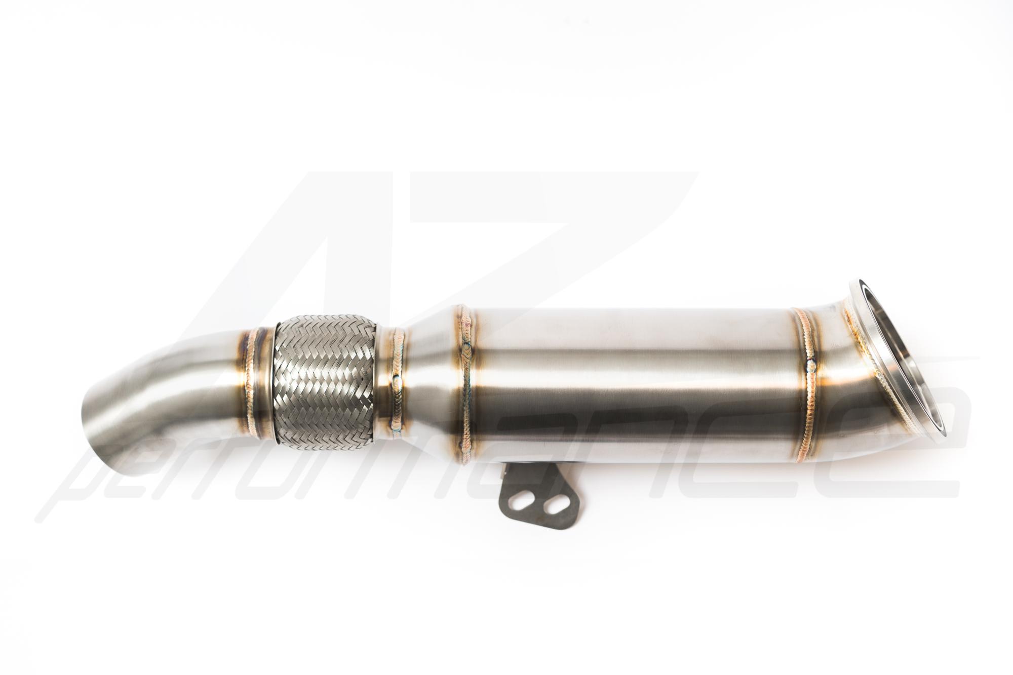 A-Zperformance 4.5˝¨Sport Exhaust Catless Downpipe for BMW B58 engines