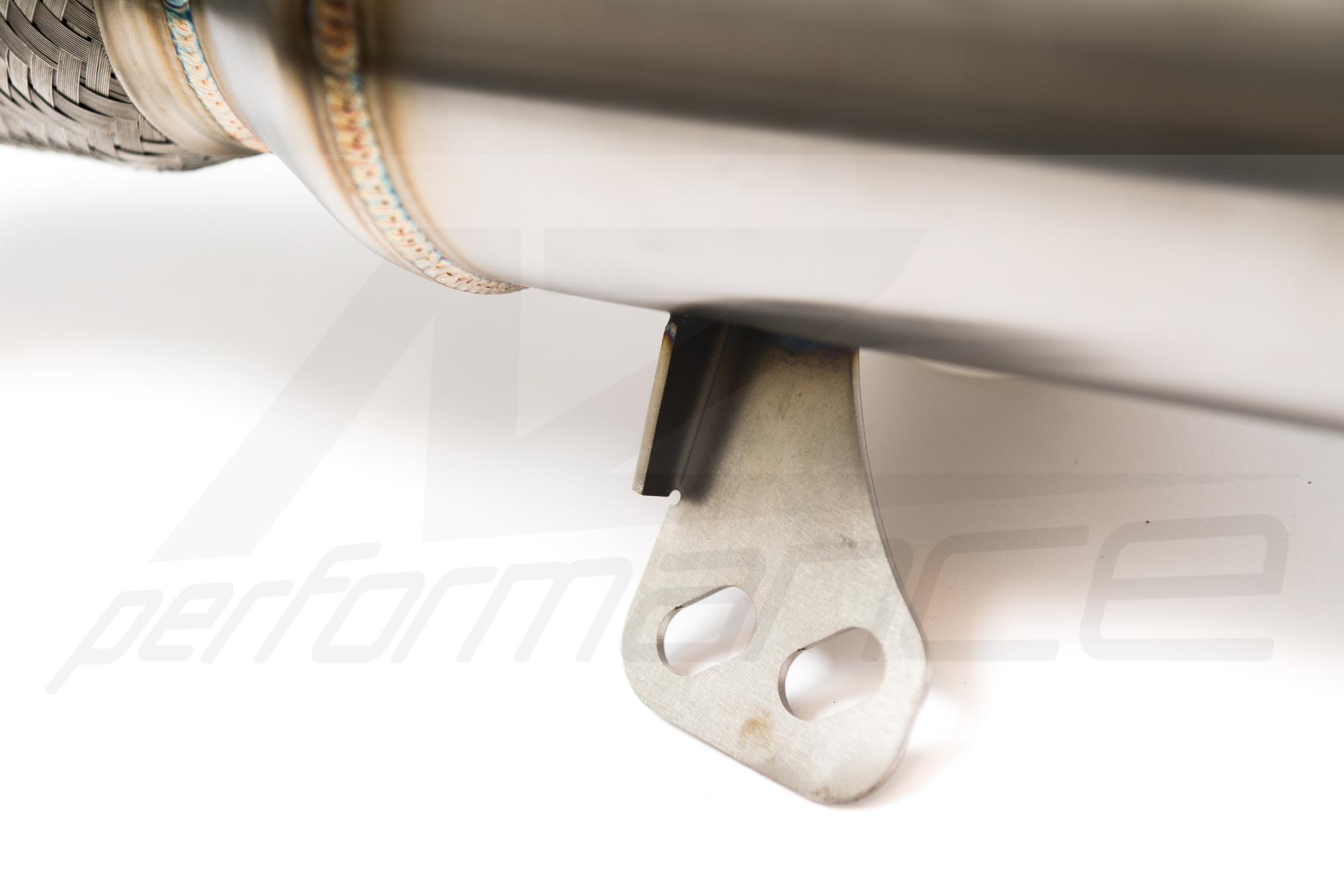 A-Zperformance 4.5˝¨Sport Exhaust Catless Downpipe for BMW B58 engines