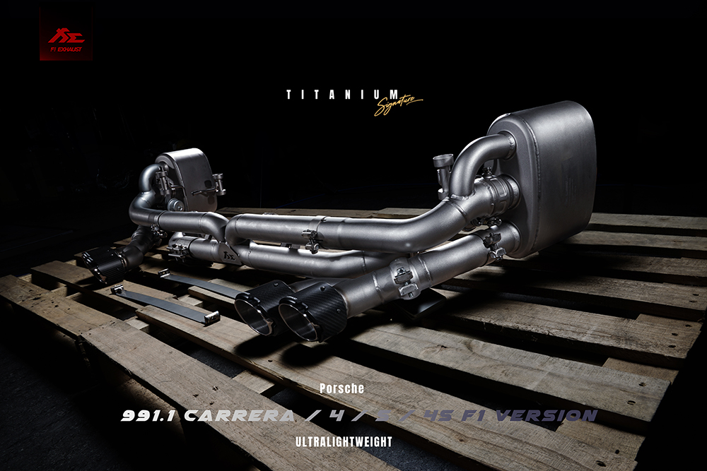 FI kipufogó Porsche 991.1 Carrera / 4 / S / 4S F1 Version Titanium Exhaust System