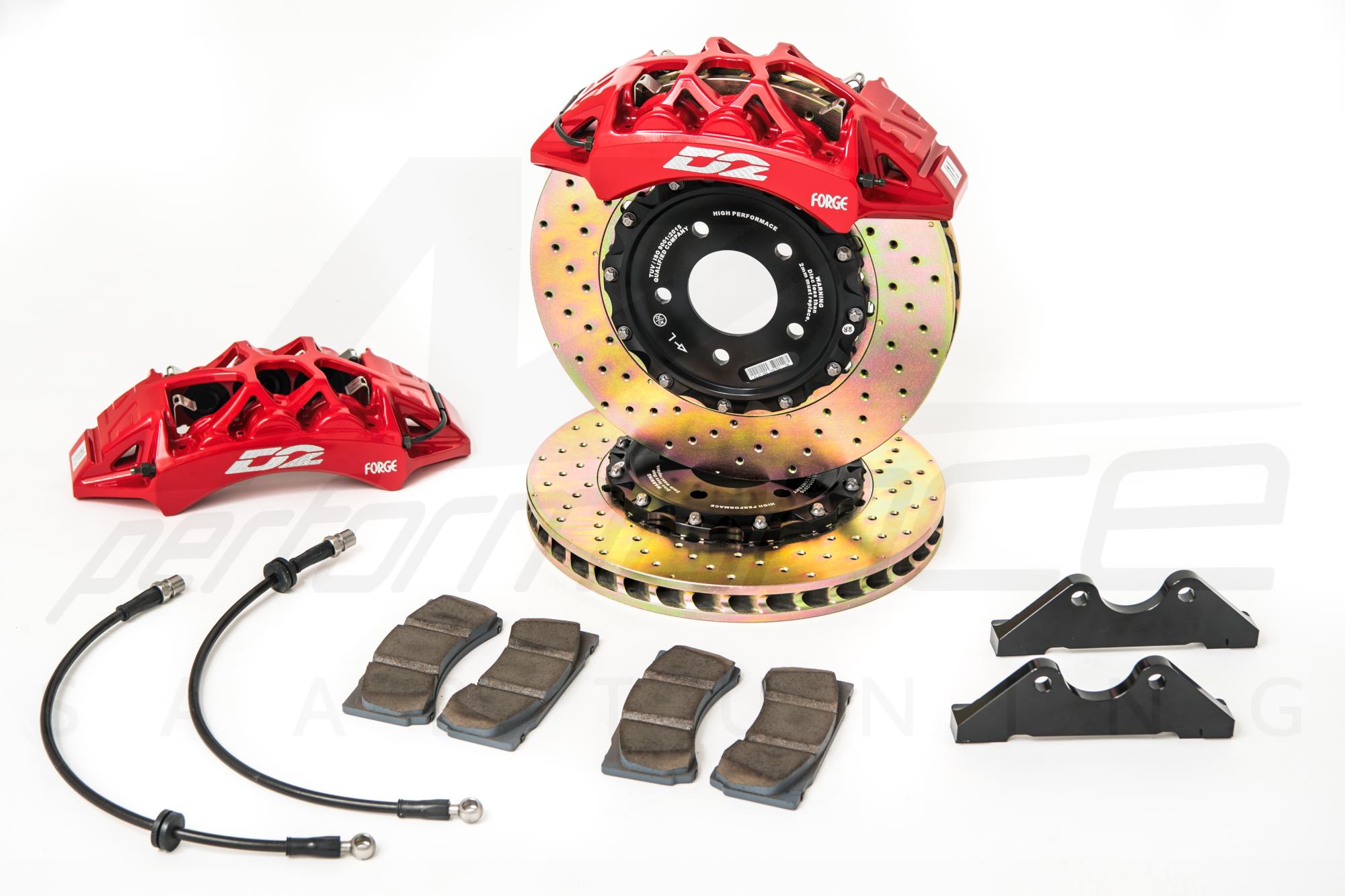 D2 Racing 330mm 6-pot Hollow Sport Front Brake Kit Floating Discs