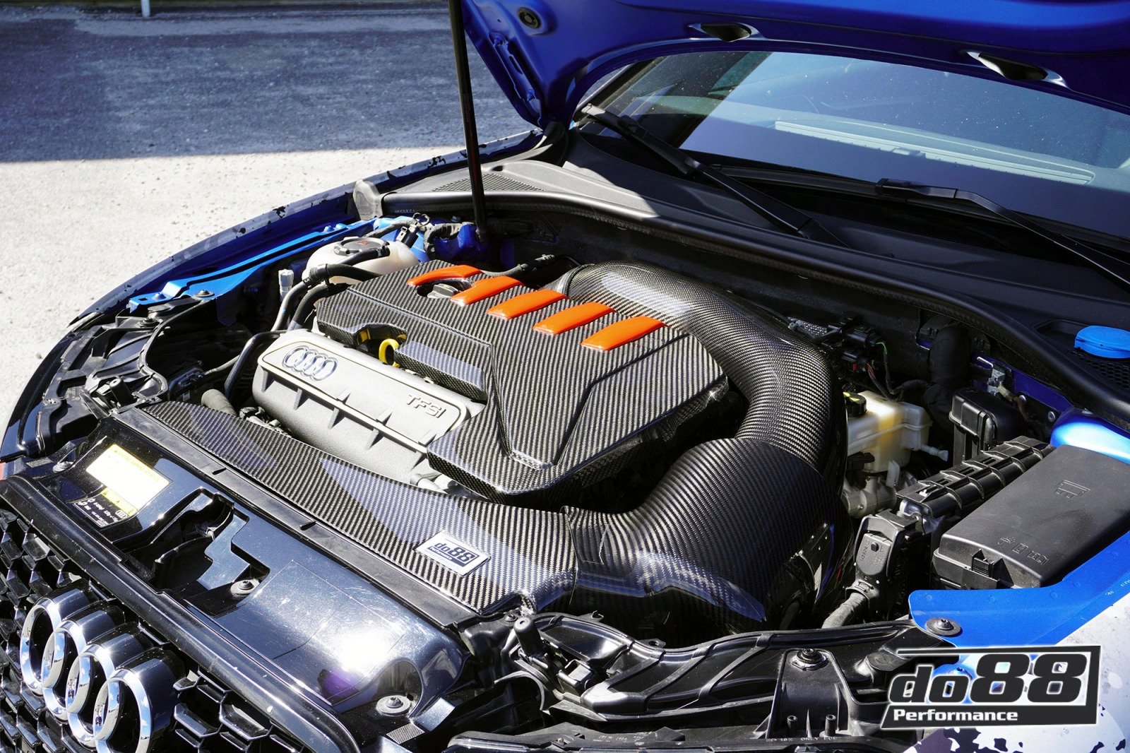 do88 Audi RS3 (8V) / TT RS (8S) BeastFlow Closed Intake System + Inlet hose TTE 777 855