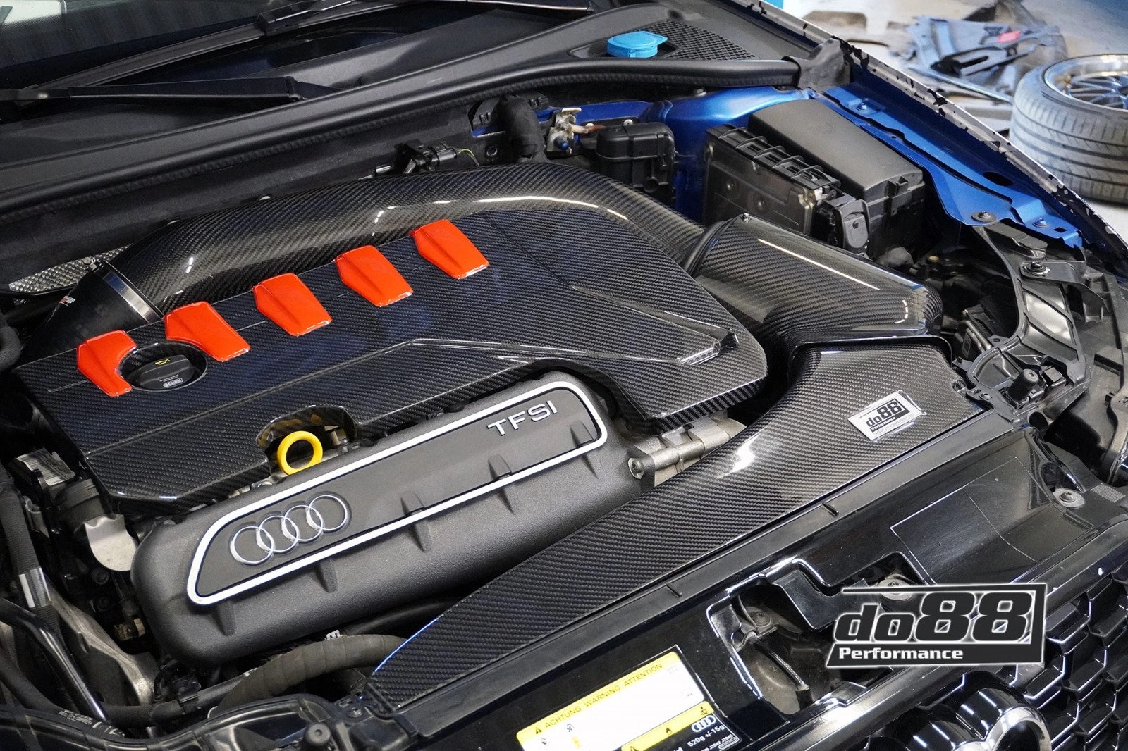 do88 Audi RS3 (8V) / TT RS (8S) BeastFlow Closed Intake System + Inlet hose TTE 777 855