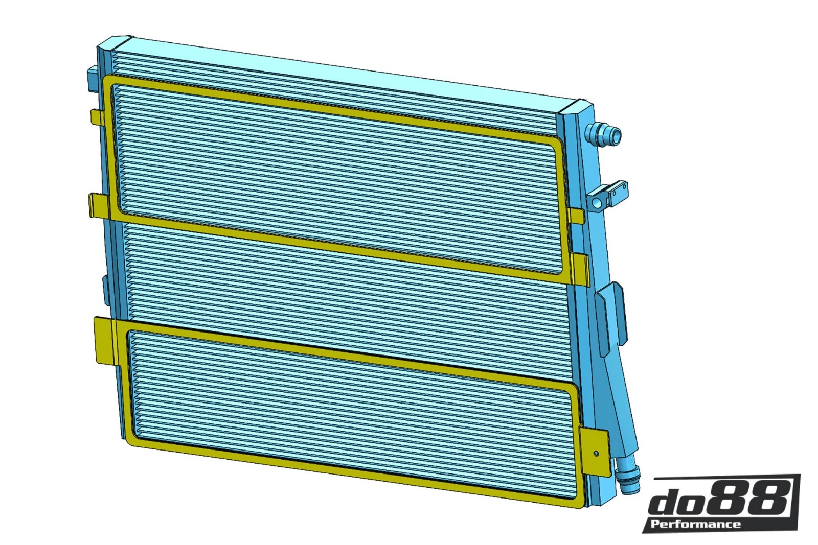 do88 első intercooler vízhűtő radiator, BMW M2 M3 M4 G80 G82 G87 (S58)