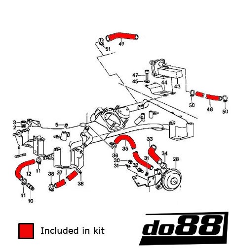 do88 Porsche 930 Turbo K Jetronic hoses