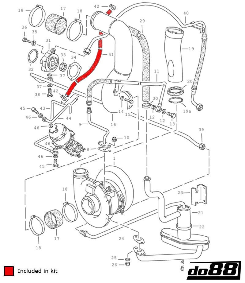 do88 Porsche 930 Turbo vákuum tömlők