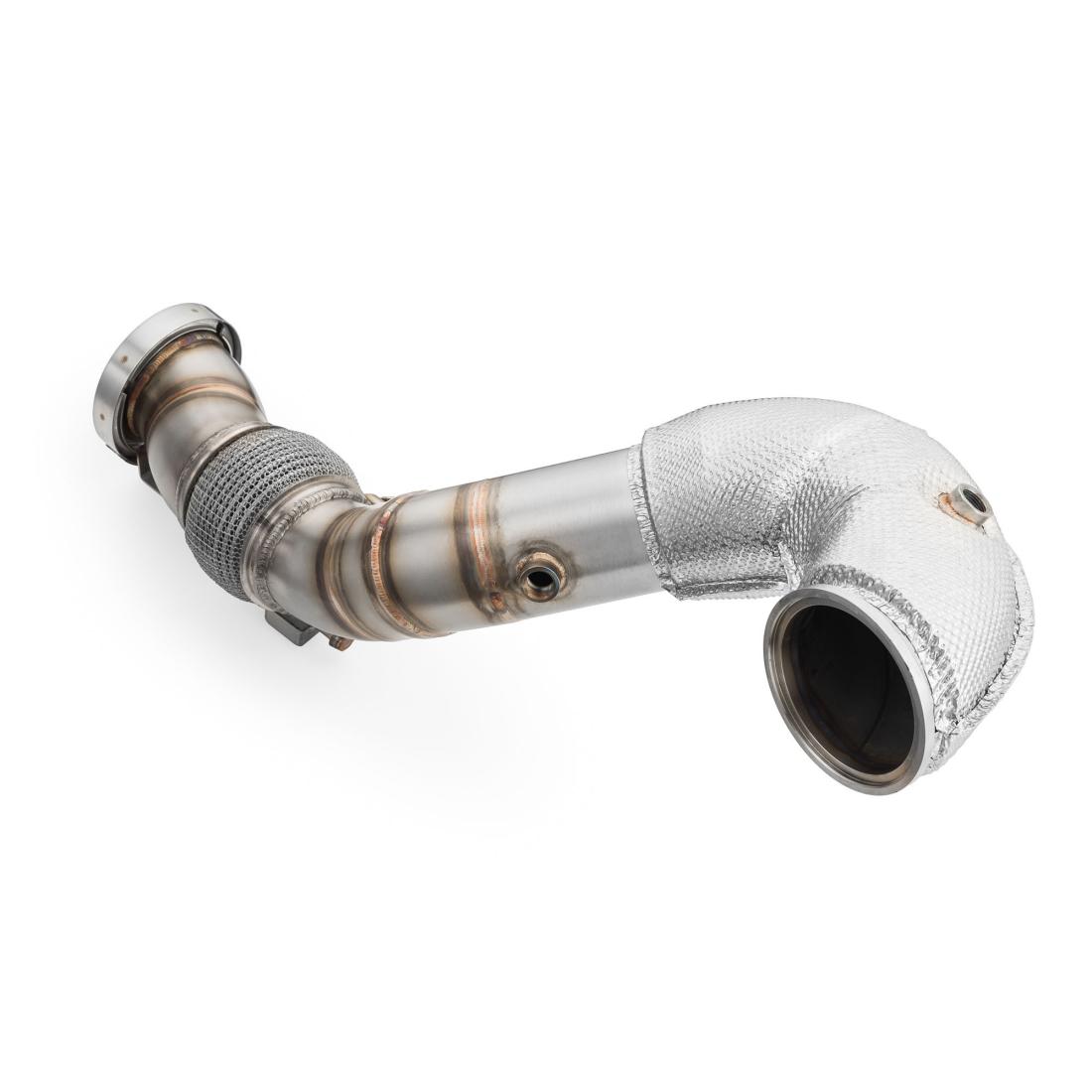 RM Motors downpipe AUDI RS3 8Y 2.5 TFSI with heat shield