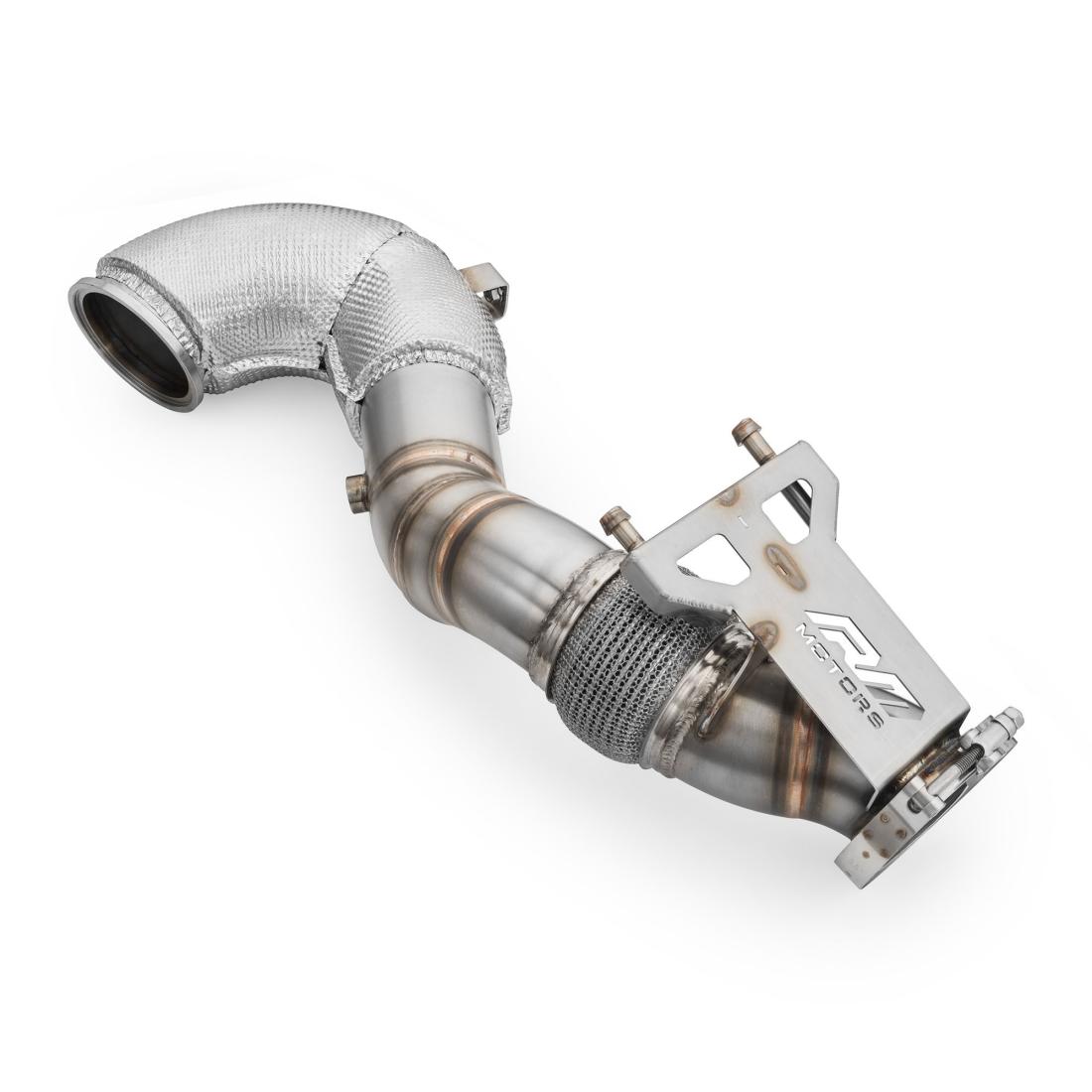 RM Motors downpipe AUDI RS3 8Y 2.5 TFSI with heat shield