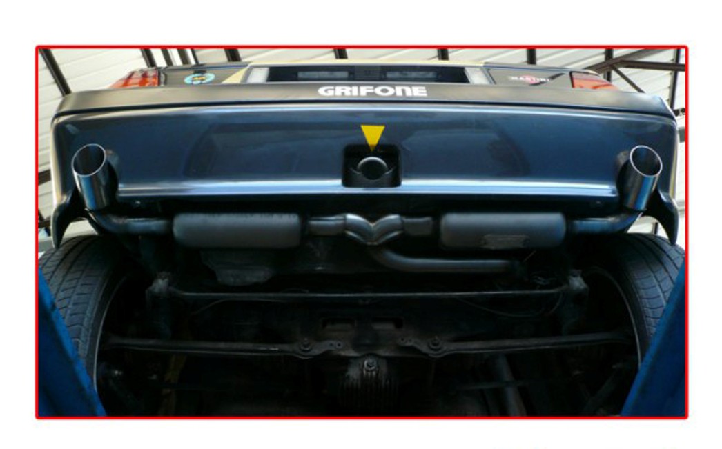 Ragazzon 60mm Sport Rear Exhaust Section with 2 silencers and 2 tail pipes LANCIA Delta 1979-1994
