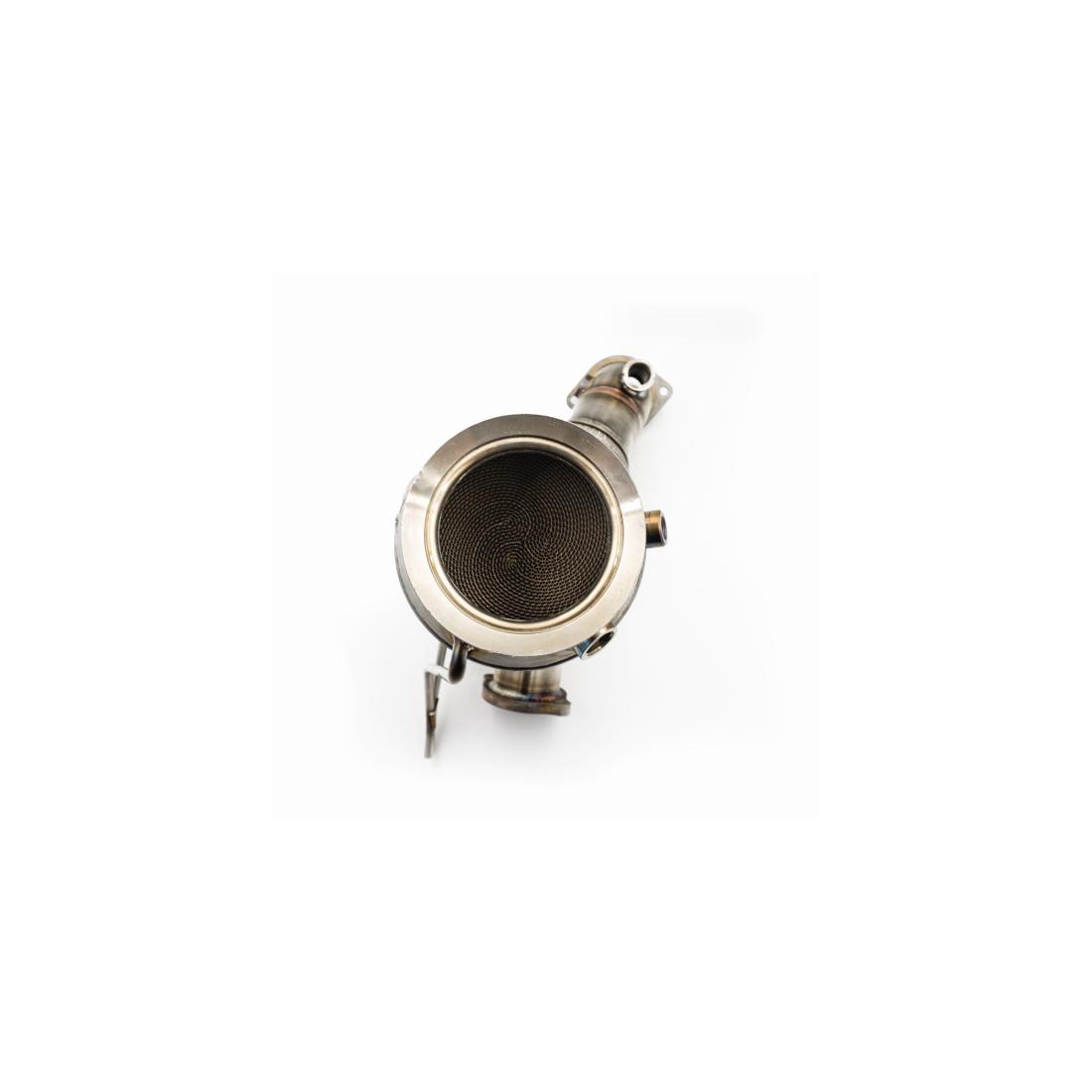 RM Motors downpipe BMW G20 G21 330d 330dX B57+CATALYST HJS 200 cpsi EURO 6