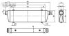 BOOST Fine&Tube univerzális verseny intercooler 550x180x65mm - 60mm BOOST Fine&Tube univerzális verseny intercooler 550x180x65mm - 60mm