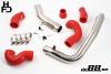 do88 intercooler hose kit with pressure pipe, Volvo S60/ V70/ XC70 -00-02  Red