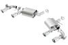 BORLA Axle-Back "ATAK" 2.75, 2.5" Chevrolet CAMARO V8 6.2L V8 AT/MT RWD 2 DR w/dual mode exhaust valves (NPP), w/valves (16-18) BORLA Axle-Back "ATAK" 2.75, 2.5" Chevrolet CAMARO V8 6.2L V8 AT/MT RWD 2 DR w/dual mode exhaust valves (NPP), w/valves (16-18)