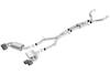 BORLA Cat-Back™ System "ATAK",  For use w/Long Tube Headers 3", 2.25" Chevrolet CAMARO V8 6.2L V8 AT/MT RWD 2 DR w/dual mode exhaust (NPP), w/o valves (16-18) BORLA Cat-Back™ System "ATAK",  For use w/Long Tube Headers 3", 2.25" Chevrolet CAMARO V8 6.2L V8 AT/MT RWD 2 DR w/dual mode exhaust (NPP), w/o valves (16-18)