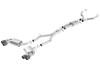 BORLA Cat-Back™ System "S-Type",  For use w/Long Tube Headers 3", 2.25" Chevrolet CAMARO V8 6.2L V8 AT/MT RWD 2 DR w/dual mode exhaust (NPP), w/o valves (16-18) BORLA Cat-Back™ System "S-Type",  For use w/Long Tube Headers 3", 2.25" Chevrolet CAMARO V8 6.2L V8 AT/MT RWD 2 DR w/dual mode exhaust (NPP), w/o valves (16-18)