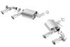BORLA Axle-Back  "S-Type" 2.75, 2.5" Chevrolet CAMARO V8 6.2L V8 AT/MT RWD 2 DR w/dual mode exhaust valves (NPP), w/valves (16-18) BORLA Axle-Back  "S-Type" 2.75, 2.5" Chevrolet CAMARO V8 6.2L V8 AT/MT RWD 2 DR w/dual mode exhaust valves (NPP), w/valves (16-18)