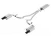 BORLA Cat-Back™ System "Touring" 2.5", 2.5" Ford Mustang GT 5.0L AT/MT RWD 2DR (15-17) BORLA Cat-Back™ System "Touring" 2.5", 2.5" Ford Mustang GT 5.0L AT/MT RWD 2DR (15-17)