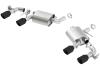 BORLA Axle-Back "ATAK" 2.75, 2.5" Chevrolet CAMARO V8 6.2L V8 AT/MT RWD 2 DR w/dual mode exhaust valves (NPP), w/valves (16-18)