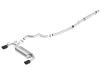 BORLA Cat-Back™ System "S-Type" 3", 2.25" Ford FOCUS RS 2.3L MT AWD 5DR hatchback (16-18) BORLA Cat-Back™ System "S-Type" 3", 2.25" Ford FOCUS RS 2.3L MT AWD 5DR hatchback (16-18)