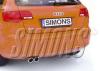 SIMONS katalizátor utáni sport kipufogó AUDI A3 Sportback 1.4 2.0 TFSI 04-12 SIMONS katalizátor utáni sport kipufogó AUDI A3 Sportback 1.4 2.0 TFSI 04-12