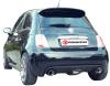 Ragazzon rear silencer pipe group with double tail pipes ABARTH 500 / 595 Abarth