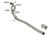 Catalyst group+Ragazzon particulate filter replacement pipe AUDI A3 2.0TDi Catalyst group+Ragazzon particulate filter replacement pipe AUDI A3 2.0TDi