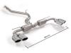 Ragazzon rear silencer with left/right double oval tail pipe AUDI A3 2.0TDi Ragazzon rear silencer with left/right double oval tail pipe AUDI A3 2.0TDi