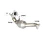 Catalyst group+Ragazzon particulate filter replacement pipe AUDI A4 2.7TDi V6 Catalyst group+Ragazzon particulate filter replacement pipe AUDI A4 2.7TDi V6