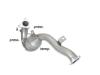 Catalyst group+Ragazzon particulate filter replacement pipe AUDI A4 2.7TDi V6 Catalyst group+Ragazzon particulate filter replacement pipe AUDI A4 2.7TDi V6