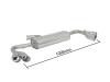 Ragazzon rear silencer round with Sport Line tail pipe AUDI TT 2.0TFSI (147kW) Ragazzon rear silencer round with Sport Line tail pipe AUDI TT 2.0TFSI (147kW)