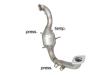 Catalyst group+Ragazzon particulate filter replacement pipe FORD Focus 1.6 TDci (66kW) Catalyst group+Ragazzon particulate filter replacement pipe FORD Focus 1.6 TDci (66kW)