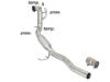Ragazzon cat replacement+particulate filter replacement pipe VOLKSWAGEN Scirocco 2.0TDi DPF (103kW) Ragazzon cat replacement+particulate filter replacement pipe VOLKSWAGEN Scirocco 2.0TDi DPF (103kW)