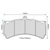 FERODO DS2500 FRP3077H pads for AP Racing  D2 Racing  K-sport brake kits FERODO DS2500 FRP3077H pads for AP Racing  D2 Racing  K-sport brake kits