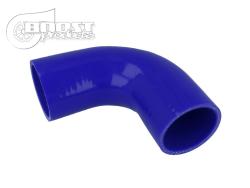 70 mm 90° 4 layer silicon elbow - Blue