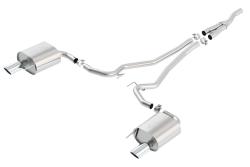 BORLA Cat-Back™ System "ATAK" 2.25" Ford MUSTANG ECO BOOST 2.3L AT/MT RWD 2DR (except conv), only fits systems with non active exhaust systems (15-19)