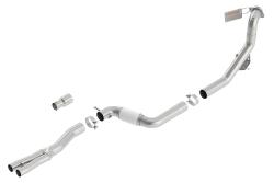 BORLA Downpipe w/o Cat (Offroad Only) 3.0",2.25" Ford MUSTANG ECO BOOST 2.3L AT/MT RWD 2DR (15-18)