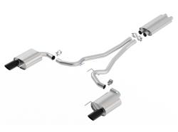 BORLA Cat-Back™ System "Touring" 2.5" Ford Mustang GT (incl conv) 5.0L AT/MT RWD 2DR (15-17)